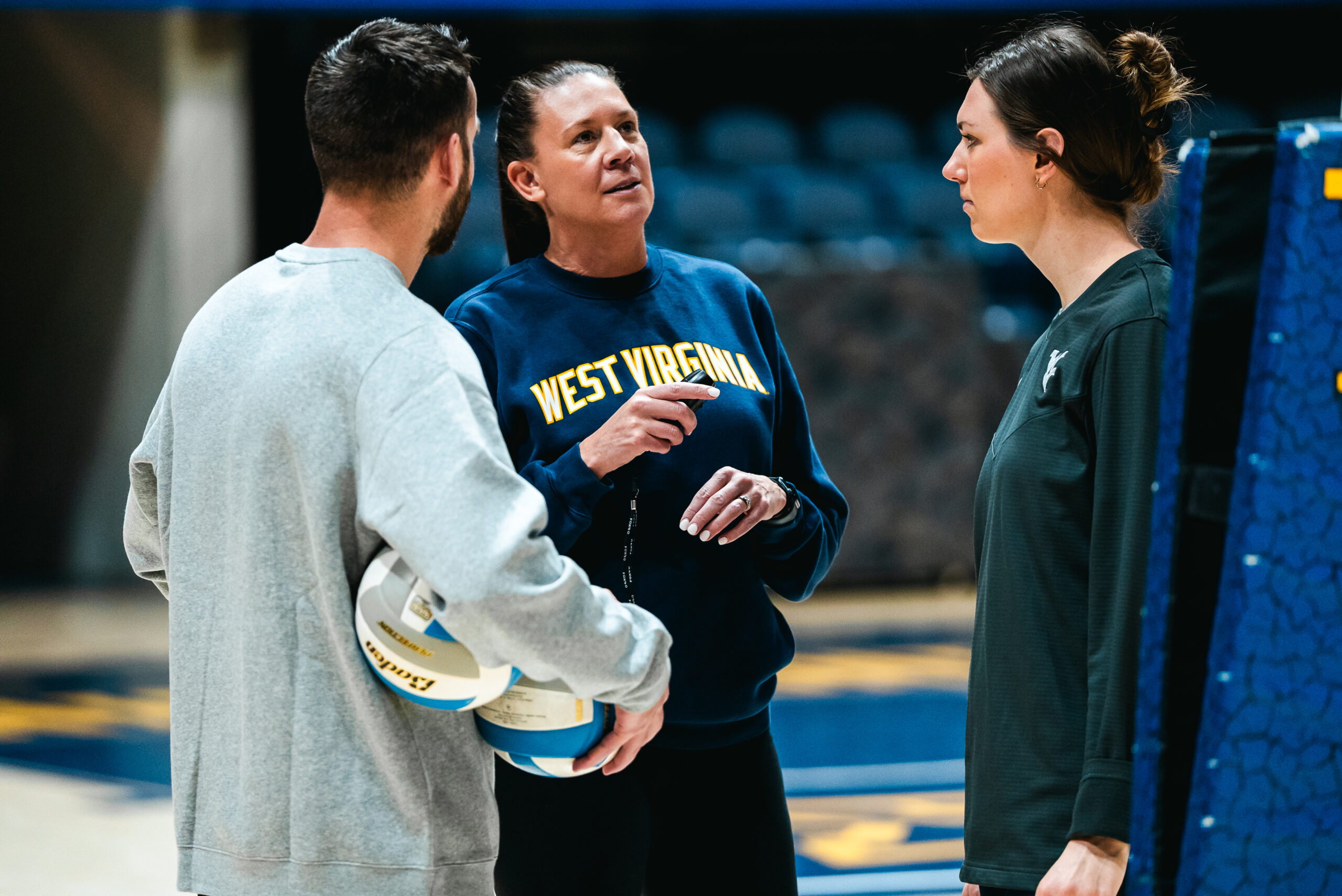 Greeny enjoying Morgantown after moving 3,000 miles to coach Mountaineers